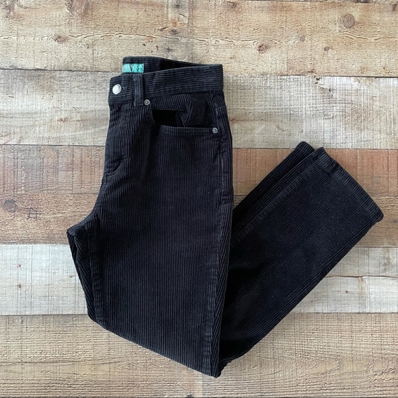 Lauren Ralph Lauren Pants - Lauren Jeans Co Corduroy Classic Straight Leg Black Pants Petite Size 2